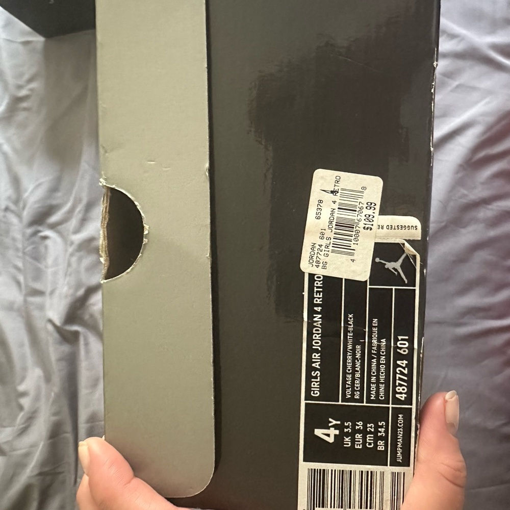 Girls' Air Jordan Retro 4 Box